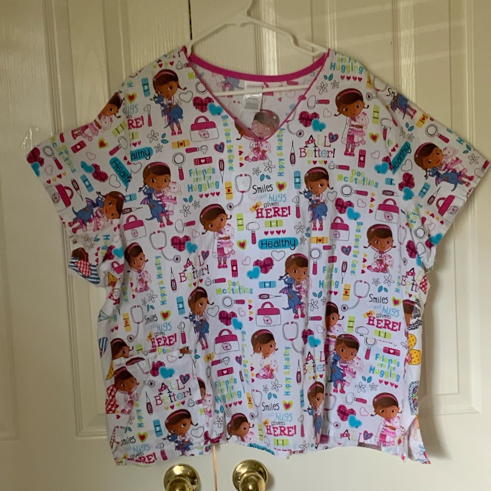 Disney Doc McStuffins Scrub Top - 3X